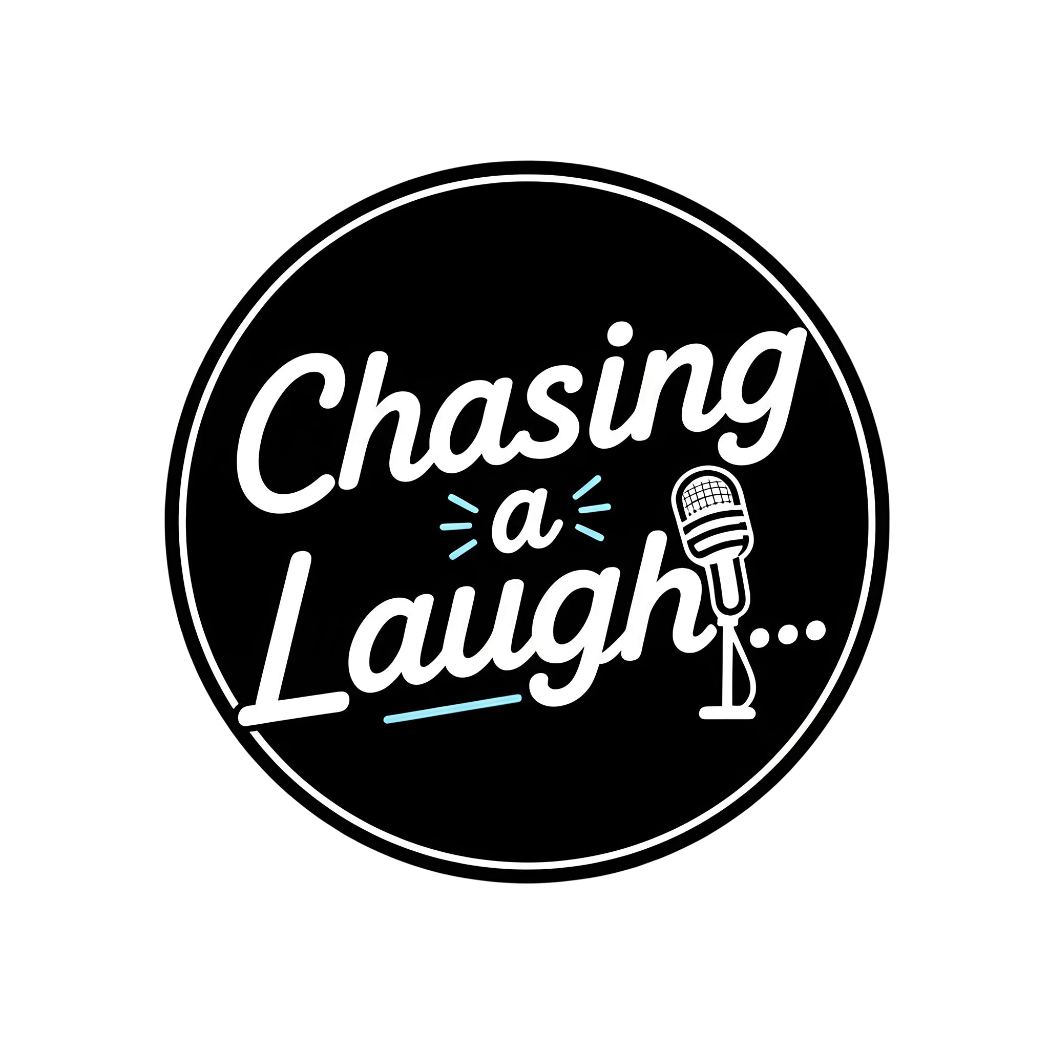 Chasing a Laugh V3 Tee – Comfort Colors (White)