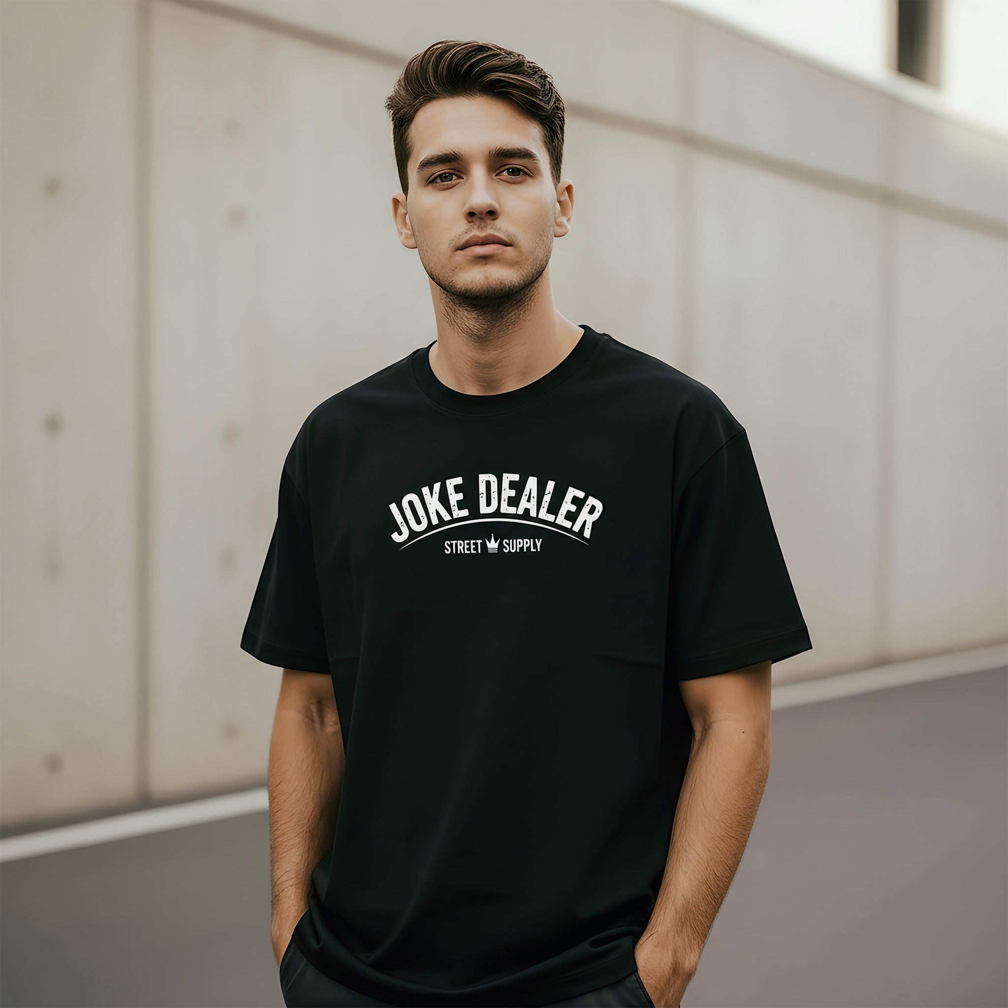 Joke Dealer Tee – Comfort Colors (Black)
