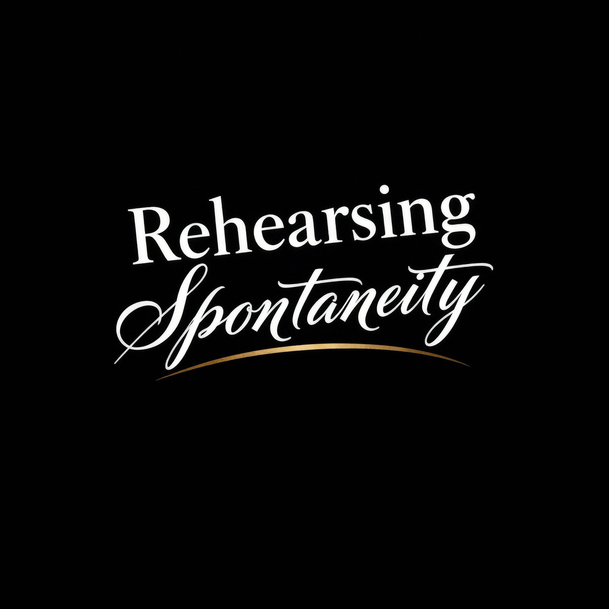 Rehearsing Spontaneity Tee – Comfort Colors (Black)