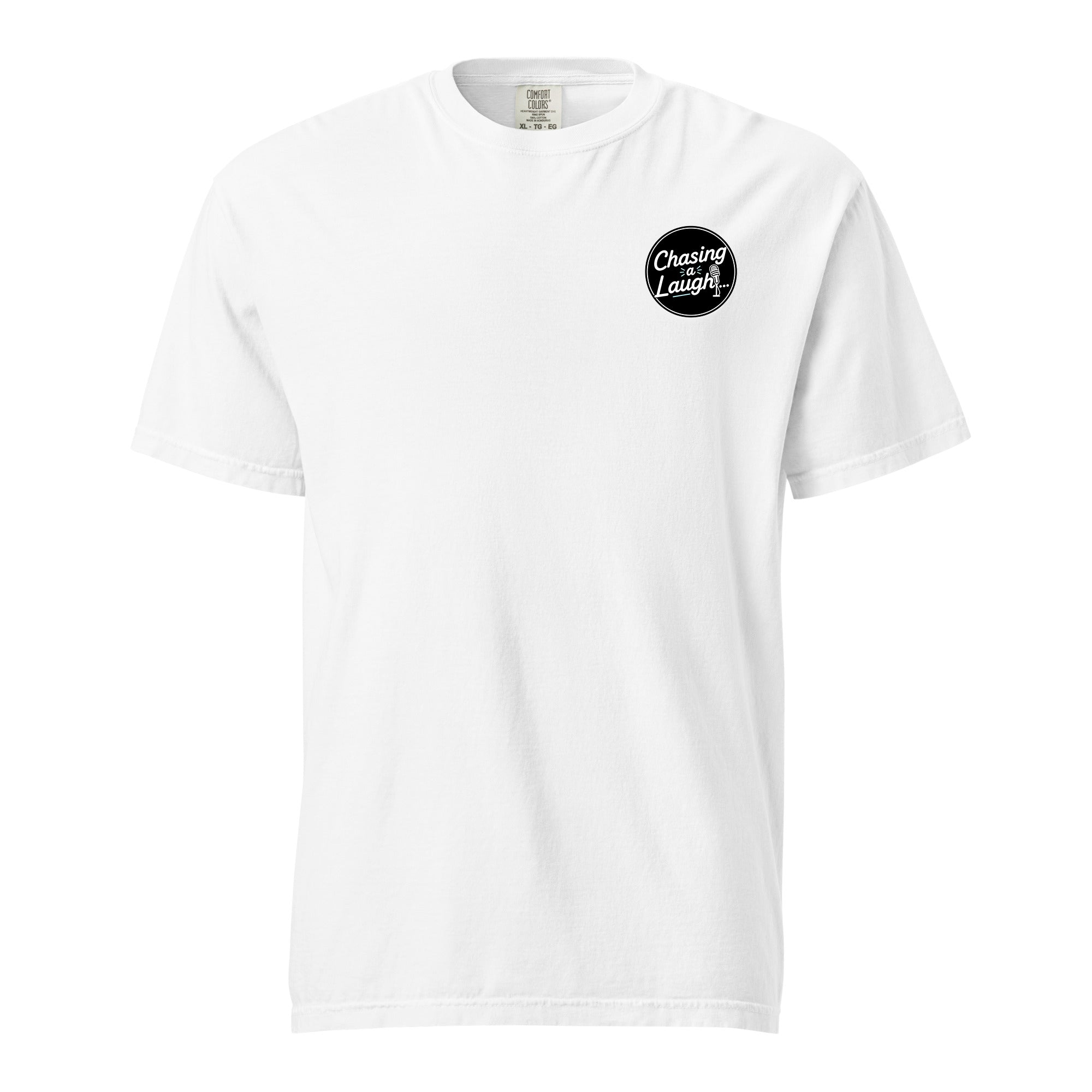 Chasing a Laugh V3 Tee – Comfort Colors (White)