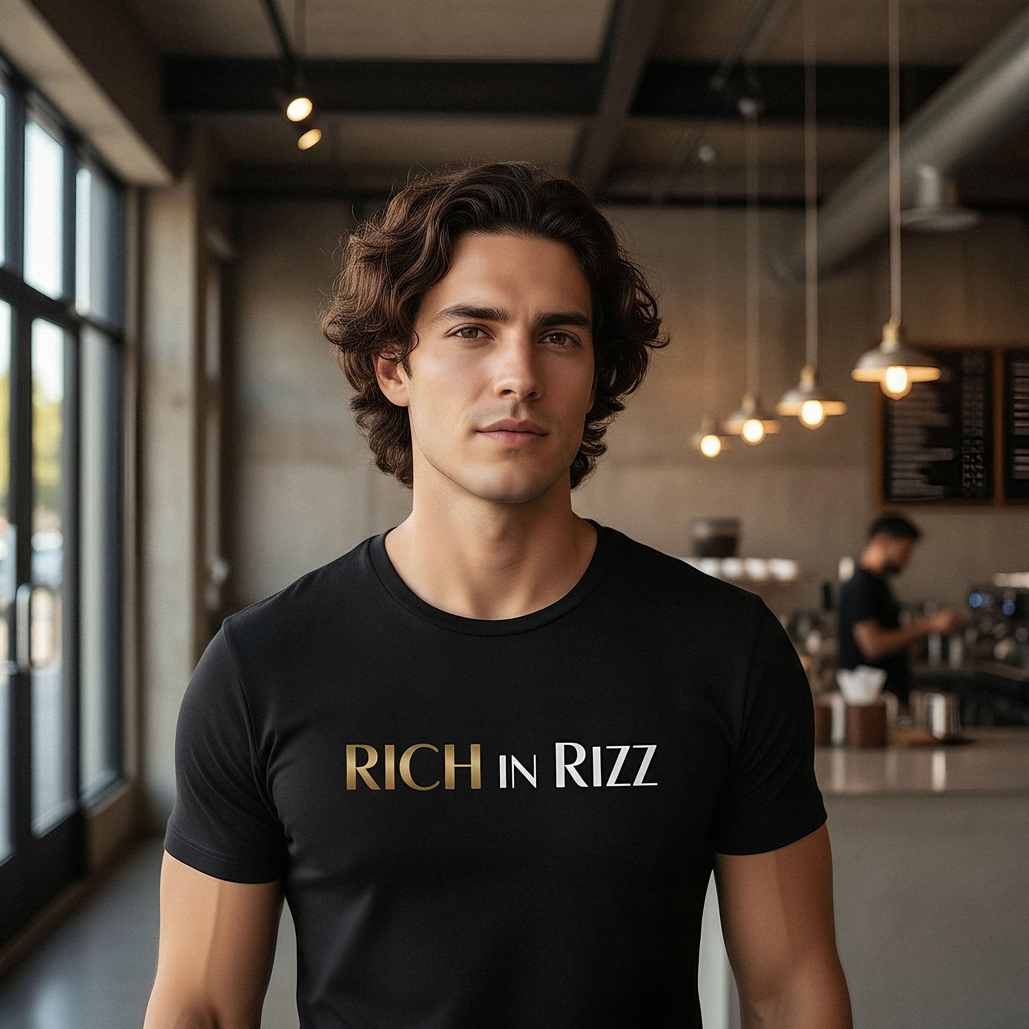 Rich in Rizz Tee – Black Comfort Colors
