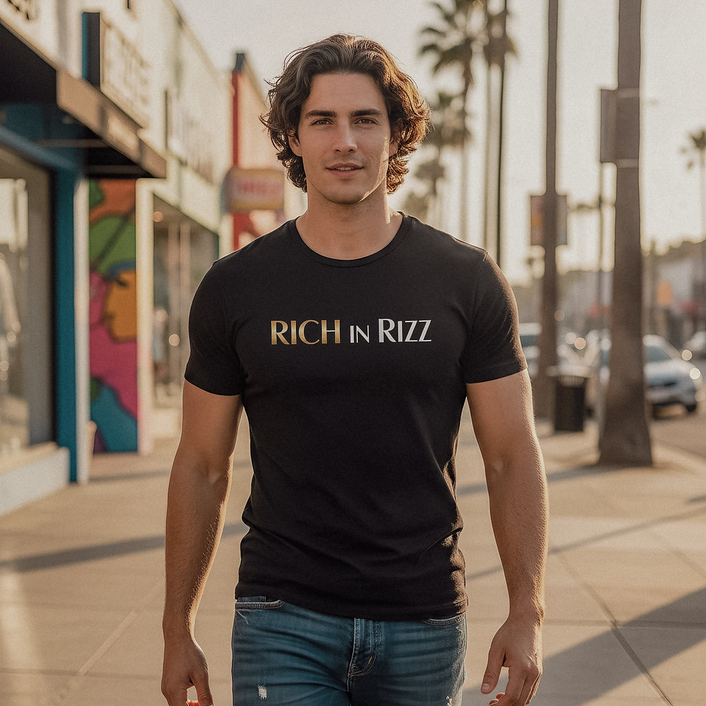 Rich in Rizz Tee – Black Comfort Colors