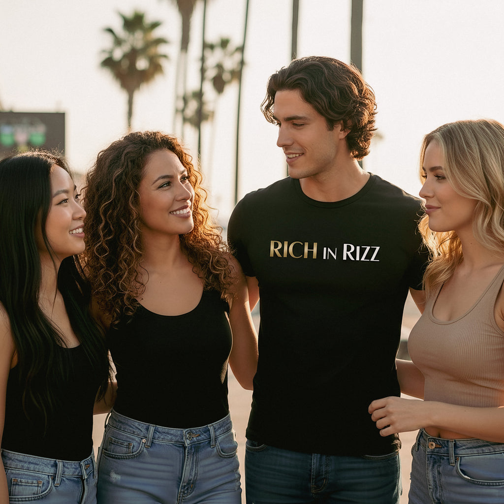 Rich in Rizz Tee – Black Comfort Colors